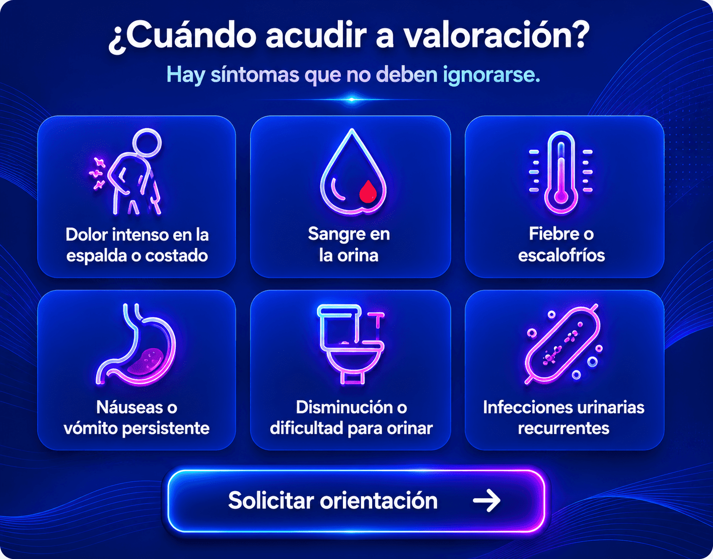 cuando acudir a urosur - piedras en el riñon